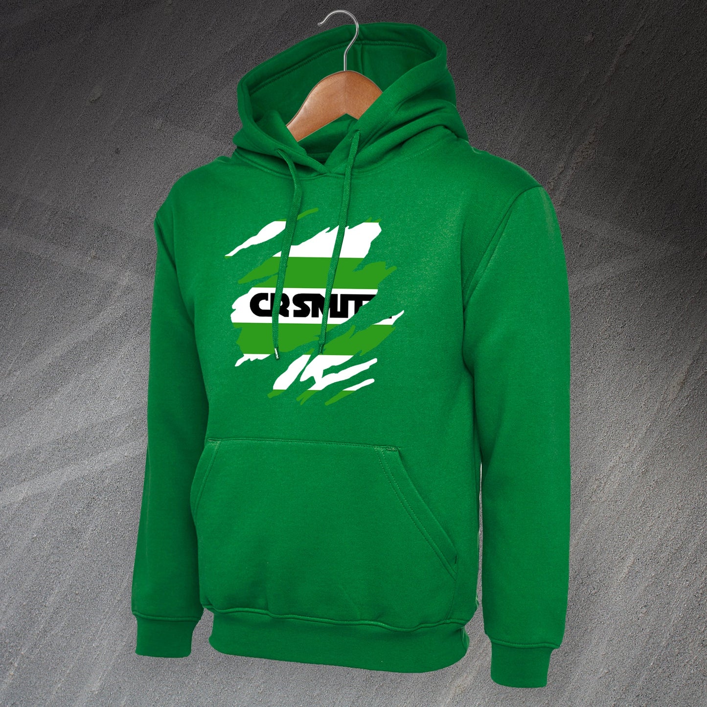 Retro Celtic 1985 Torn Effect Hoodie