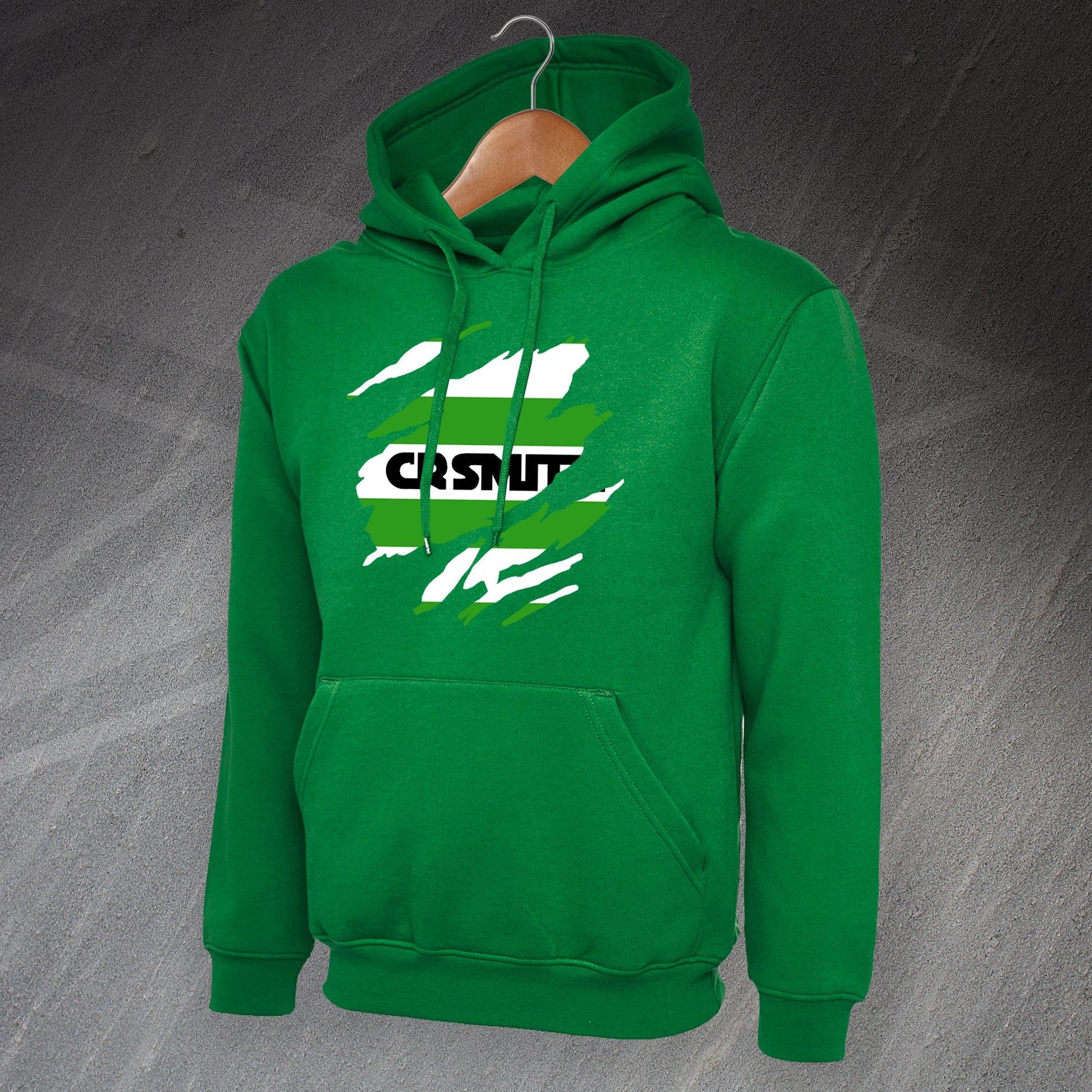 Retro Celtic 1985 Torn Effect Hoodie