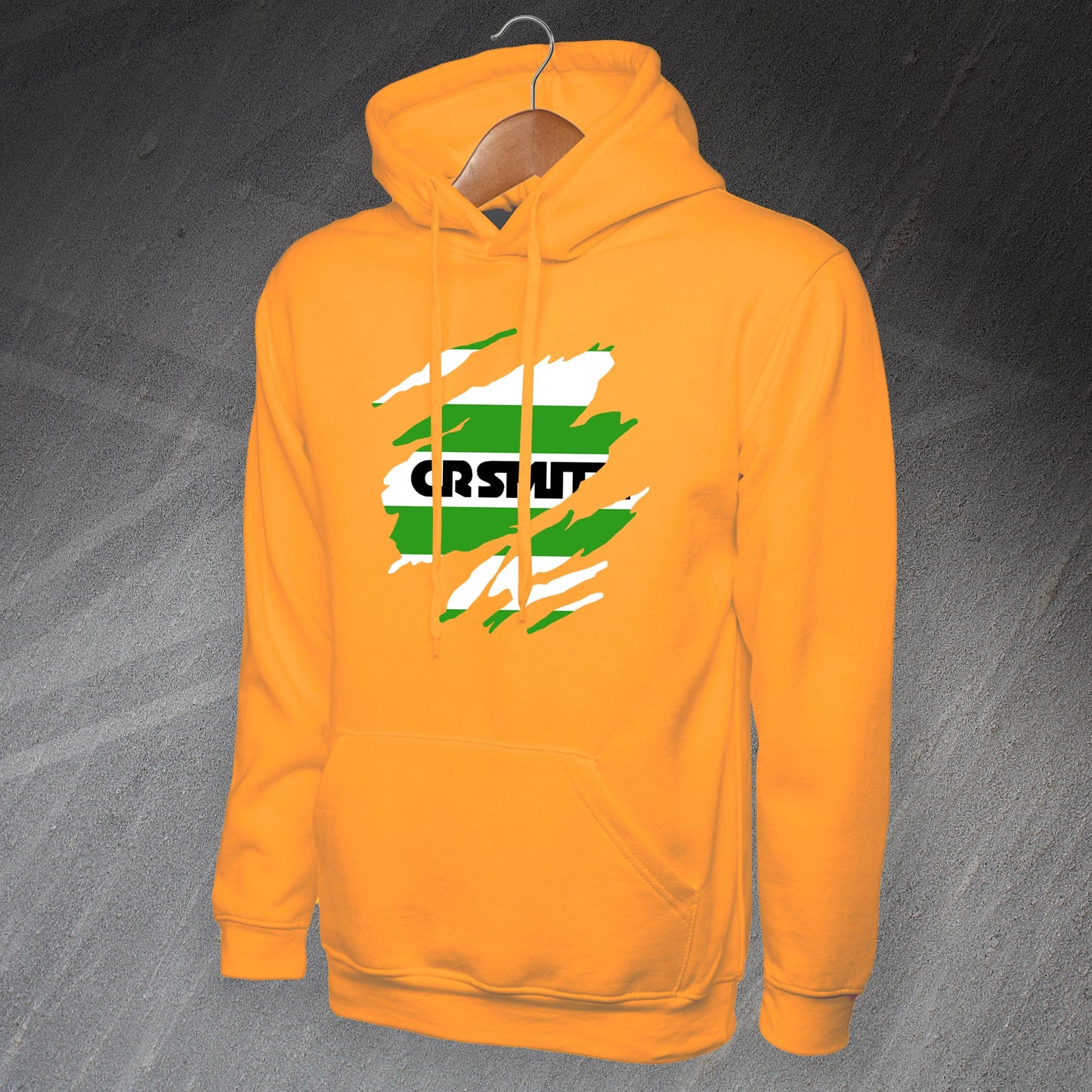 Retro Celtic 1985 Torn Effect Hoodie