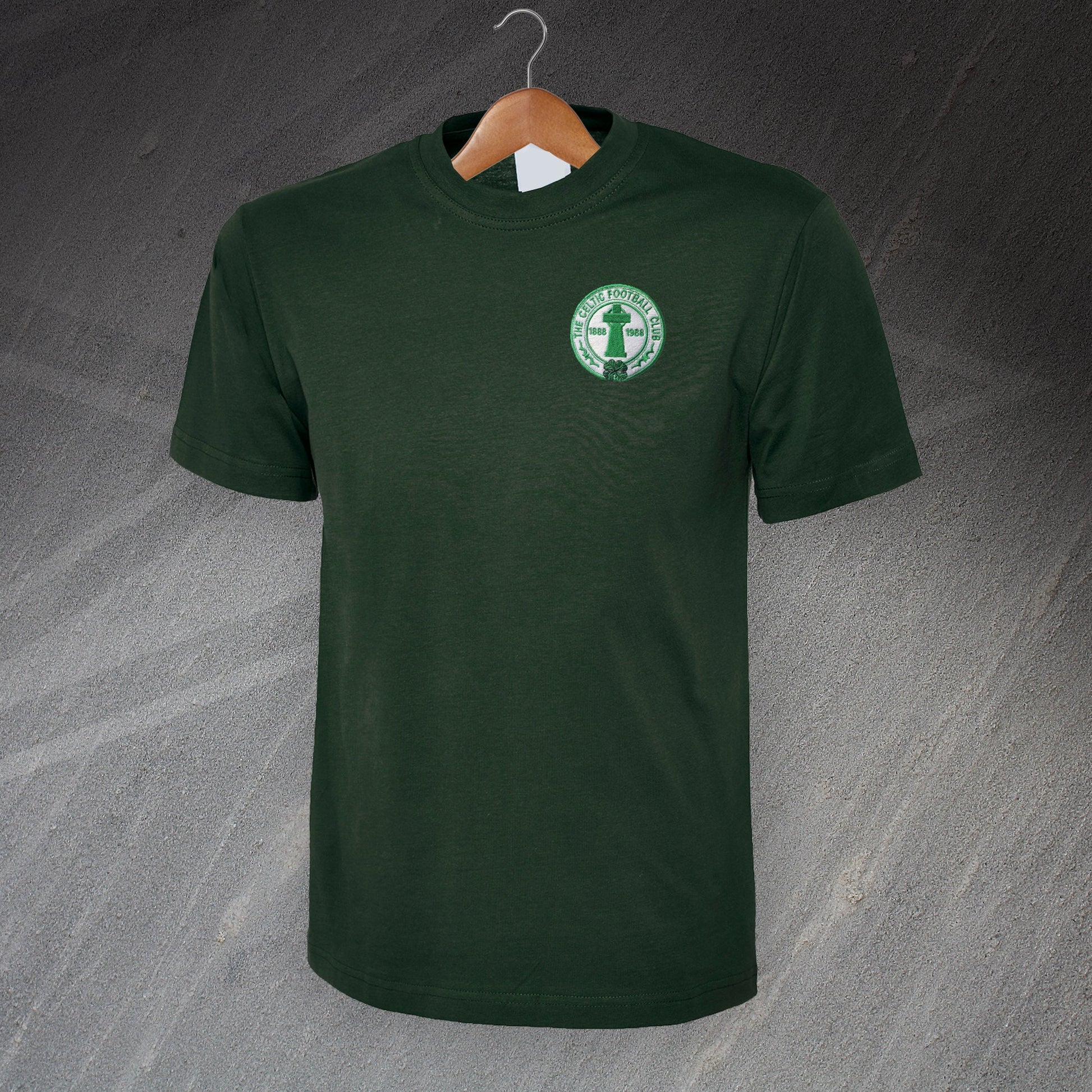 Retro Celtic Centenary Embroidered T-Shirt
