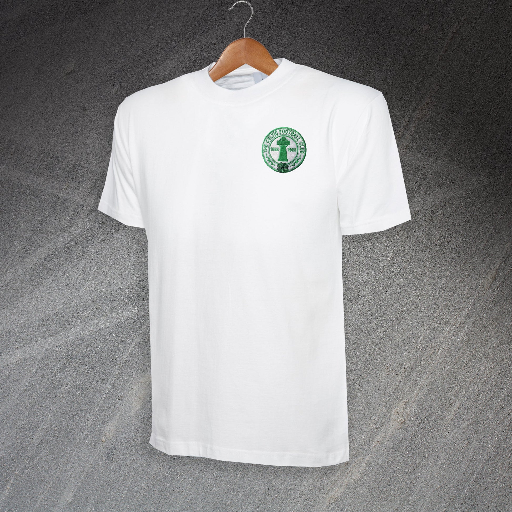 Retro Celtic Centenary Embroidered T-Shirt