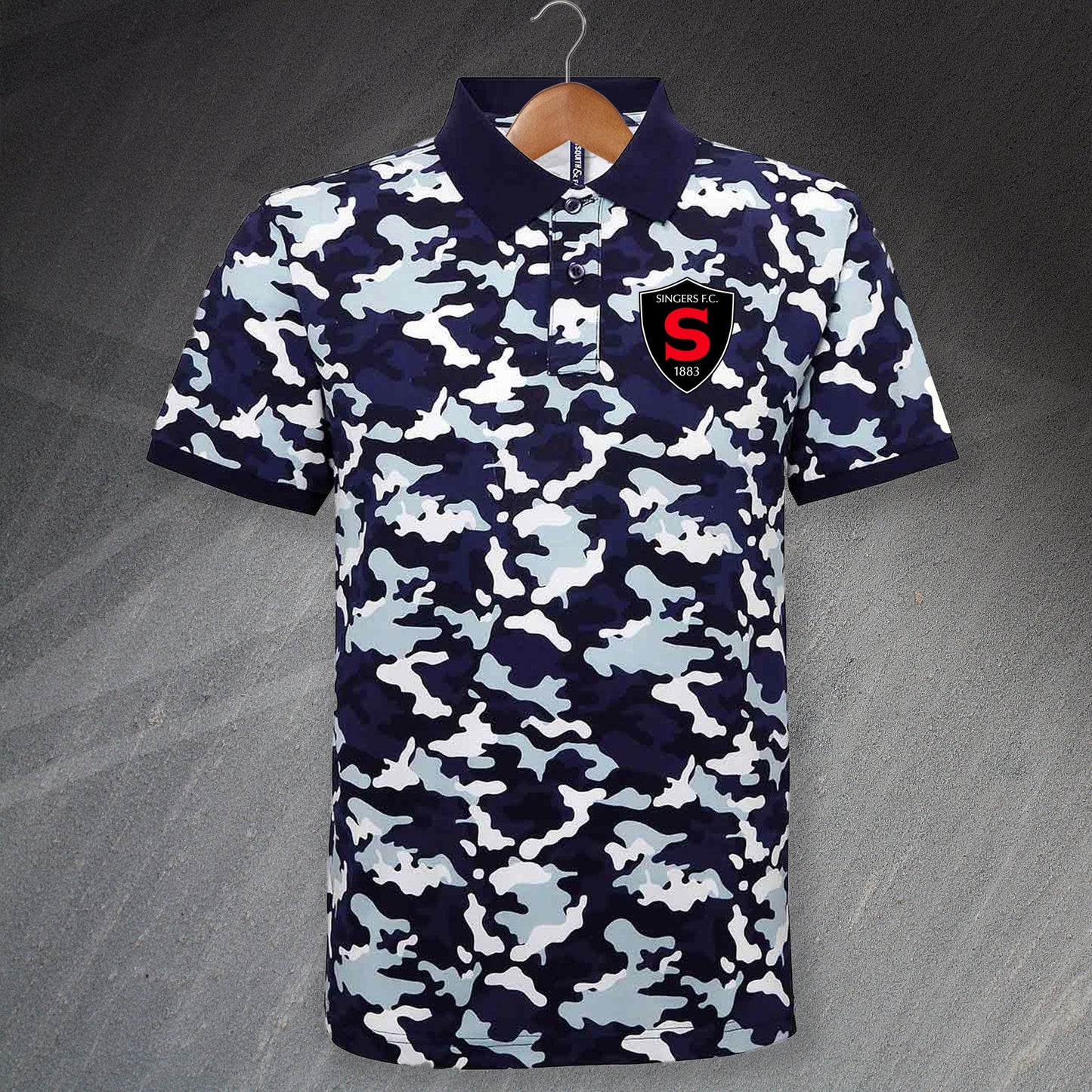 Retro Coventry Camo Polo Shirt