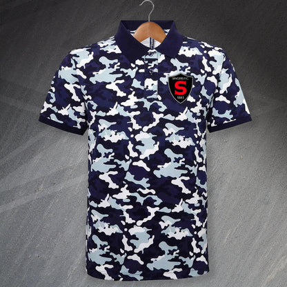 Retro Coventry Camo Polo Shirt