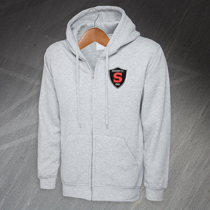 Retro Coventry Zipped Hoodie