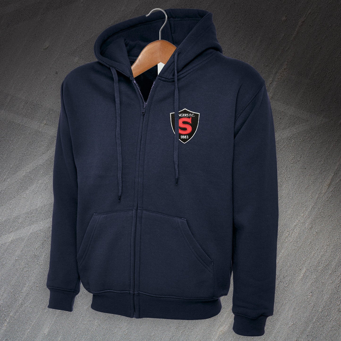 Retro Coventry Zipped Hoodie