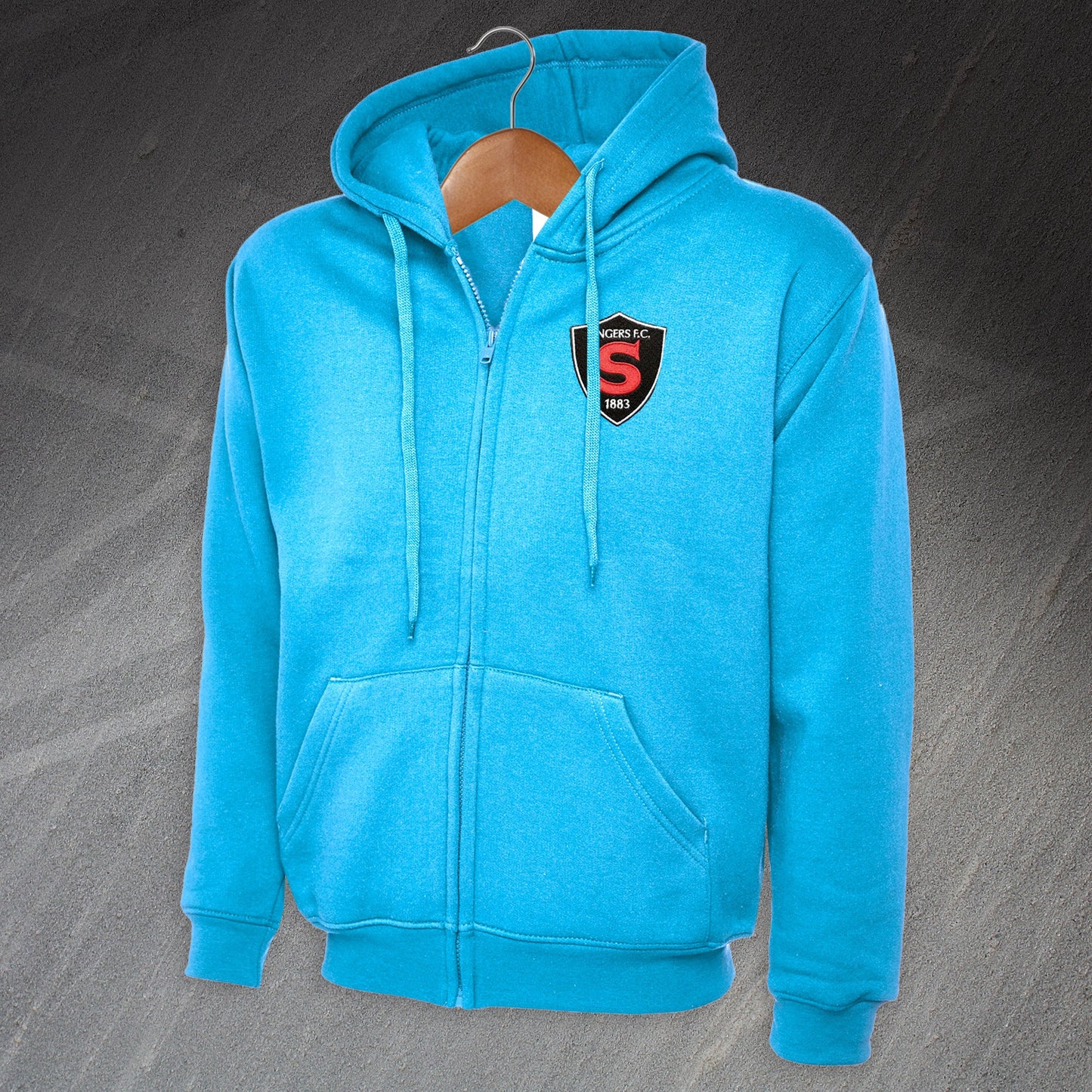 Retro Coventry Zipped Hoodie