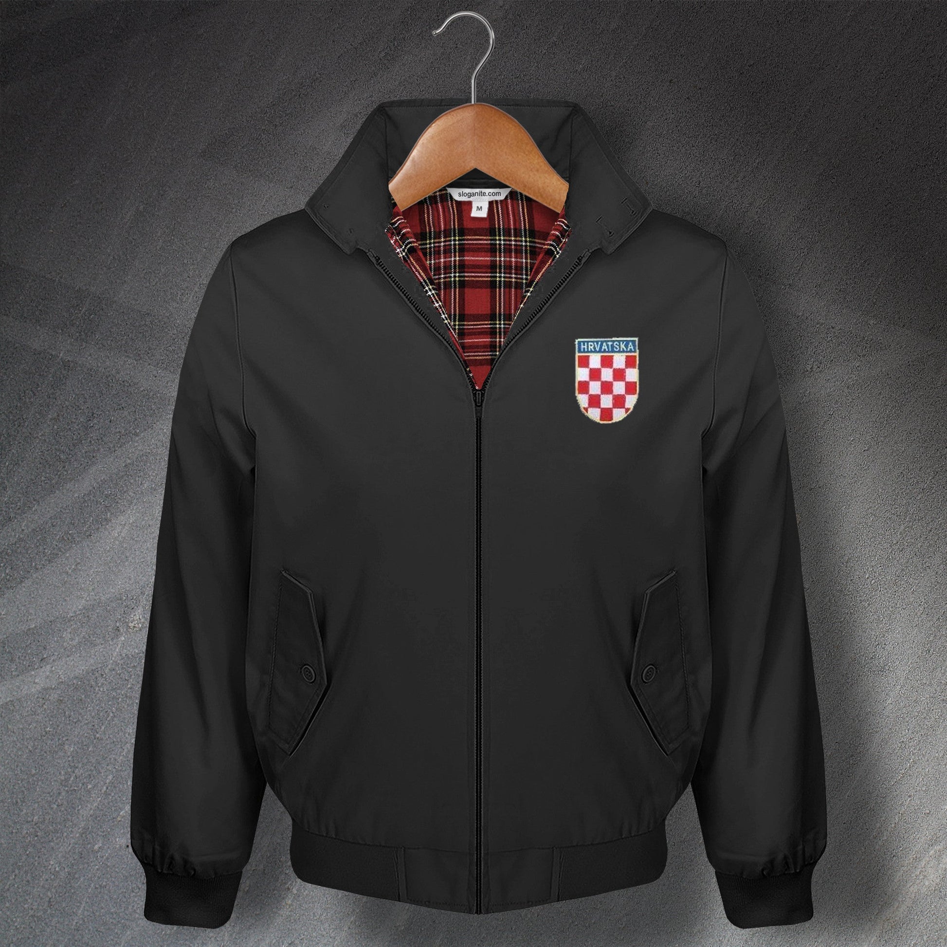 Croatia Football Harrington Jacket