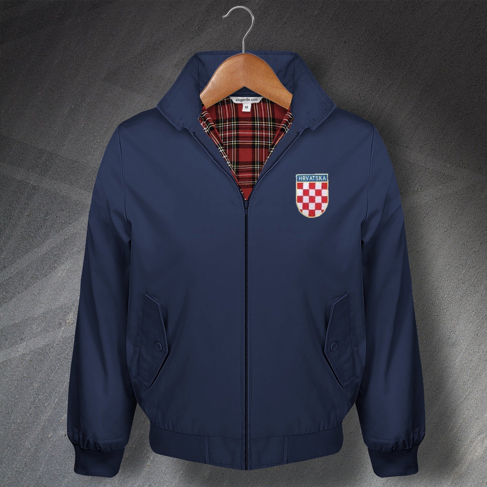 Croatia Football Harrington Jacket