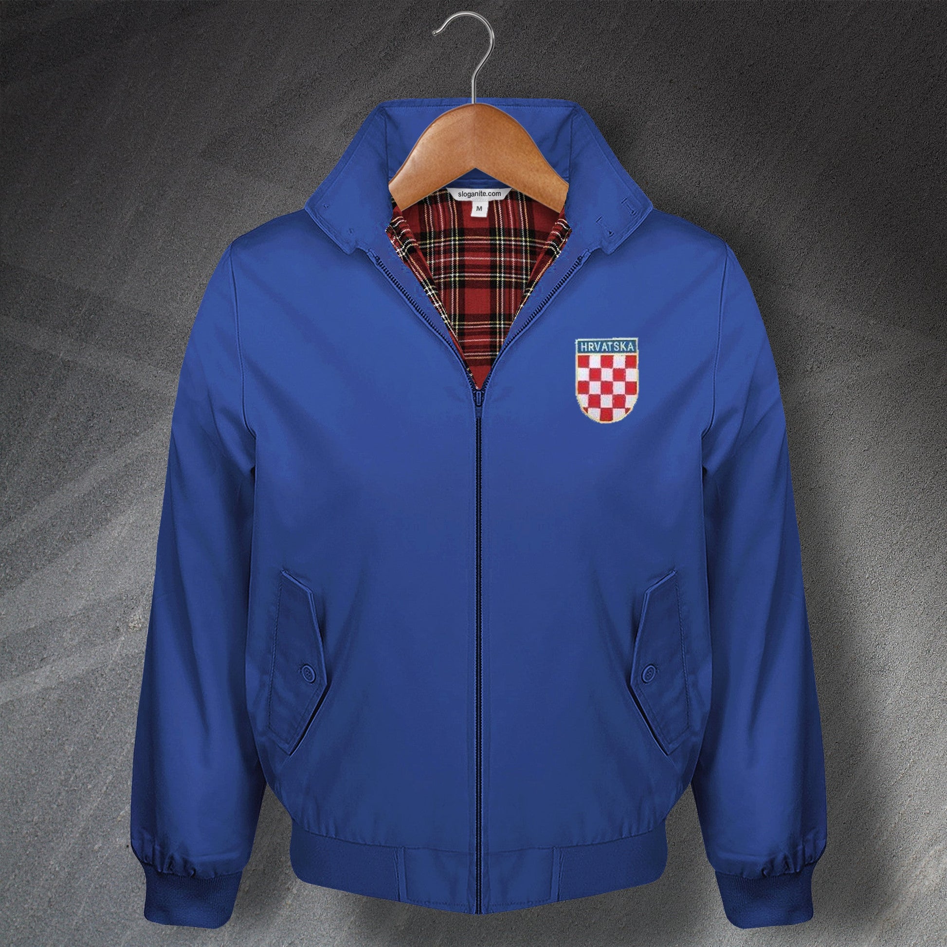 Croatia Football Harrington Jacket