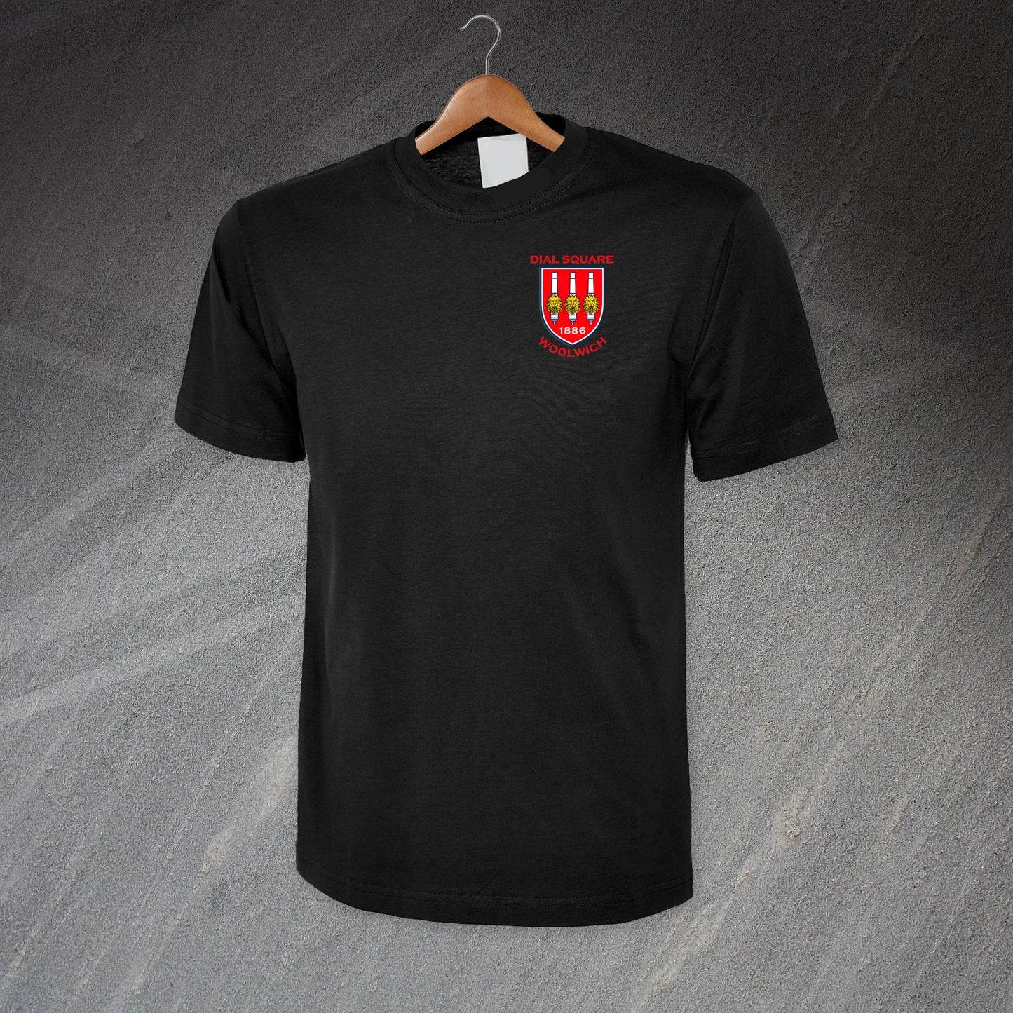 Retro Dial Square Embroidered T-Shirt