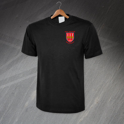 Retro Dial Square Embroidered T-Shirt