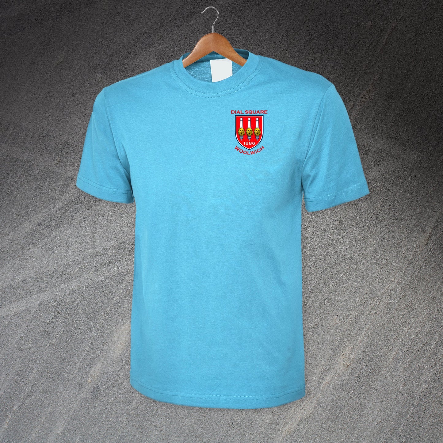 Retro Dial Square Embroidered T-Shirt