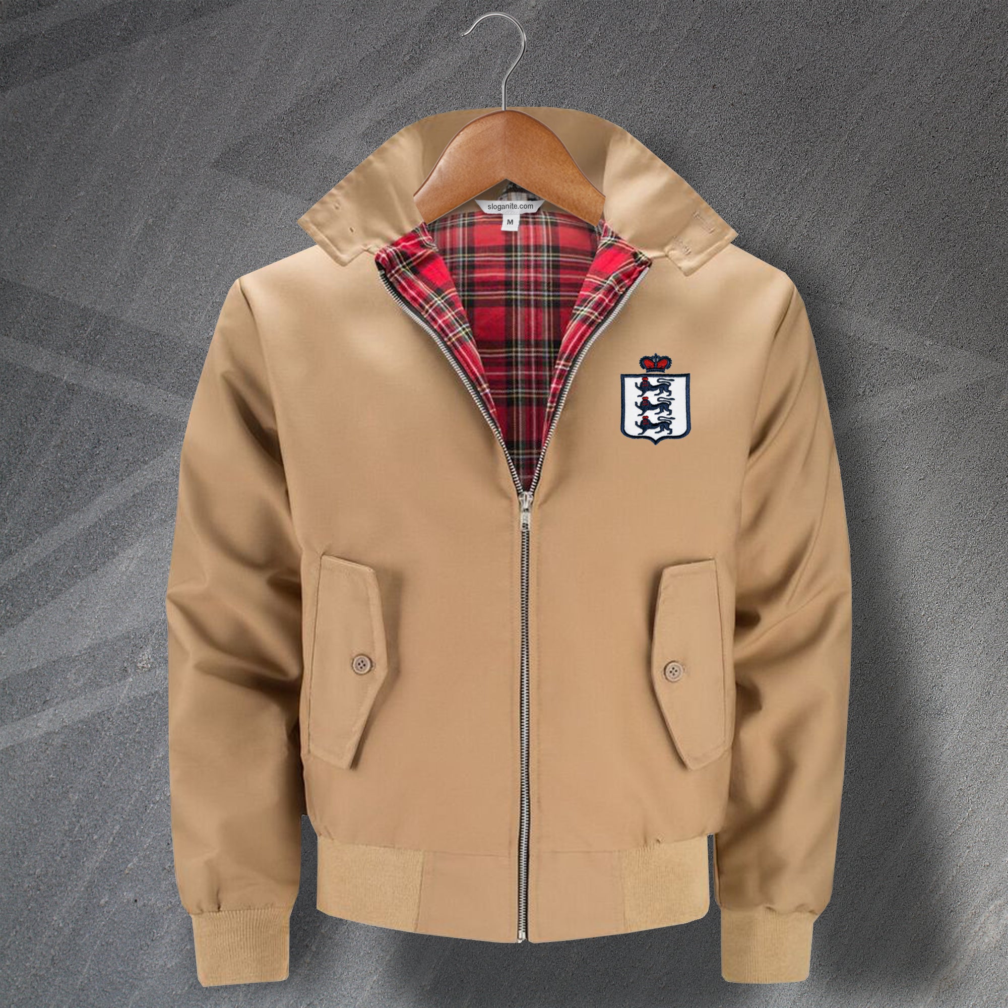 Retro England 1879 Harrington Jacket England Football Clothing Paddywear