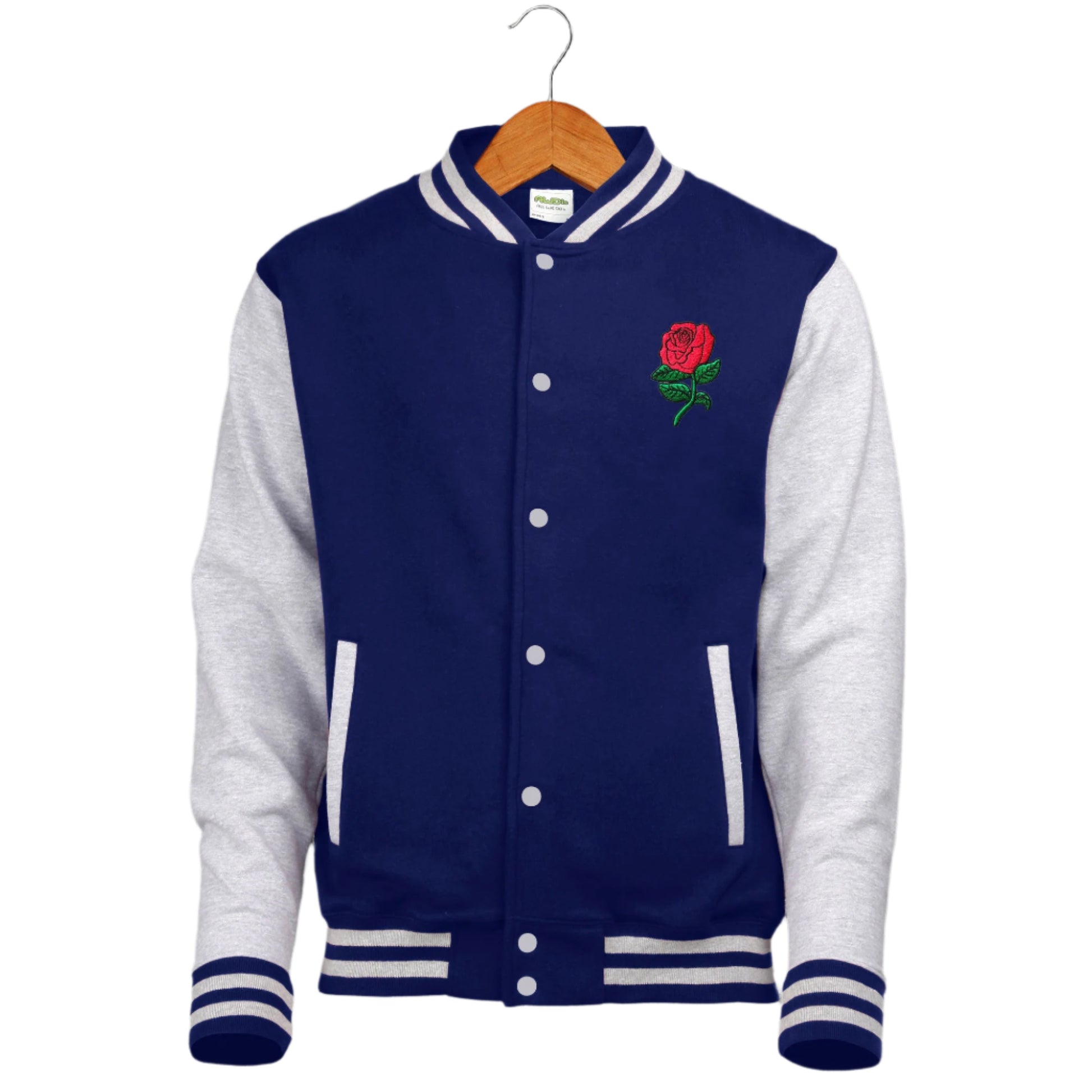 England Rugby Baseball Jacket Mens