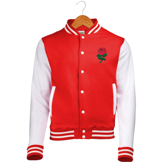 England Rugby Baseball Jacket Mens
