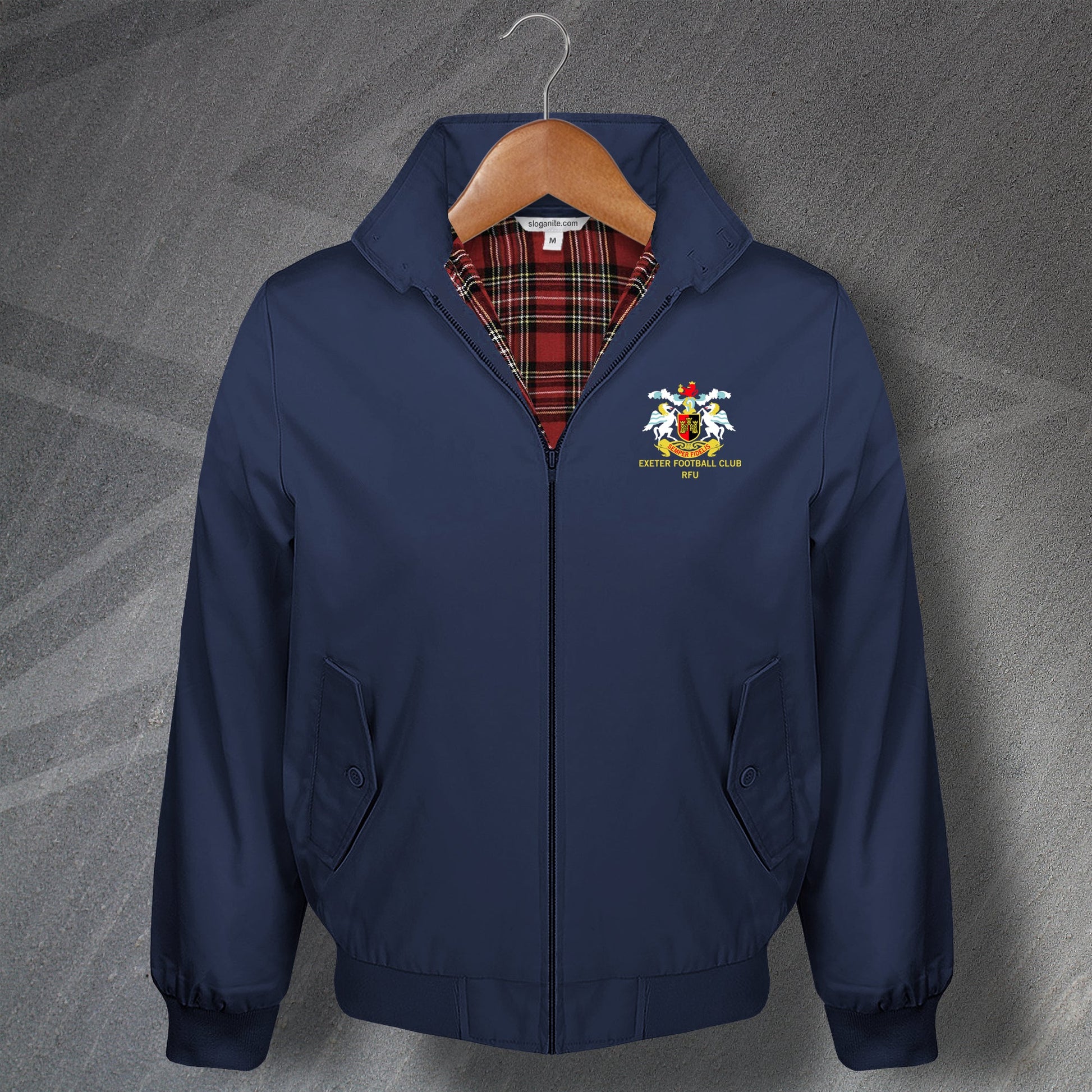 Retro Exeter FC RFU Harrington Jacket