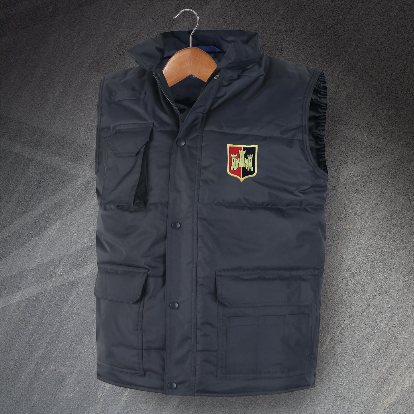 Retro Exeter 1972 Embroidered Super Pro Bodywarmer