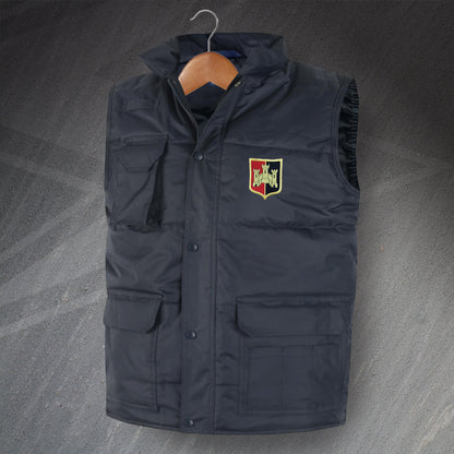 Retro Exeter 1972 Embroidered Super Pro Bodywarmer
