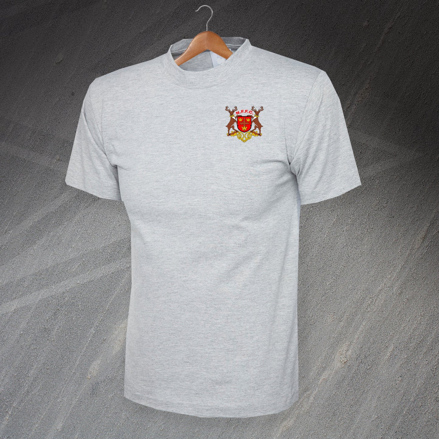 Retro Nottm Forest 1970 Embroidered T-Shirt