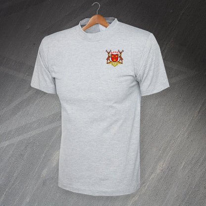 Retro Nottm Forest 1970 Embroidered T-Shirt