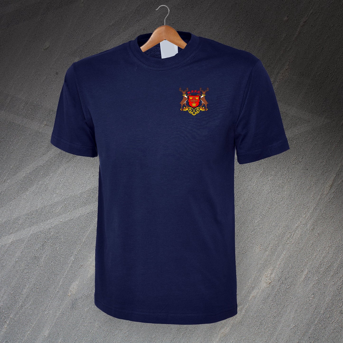 Retro Nottm Forest 1970 Embroidered T-Shirt