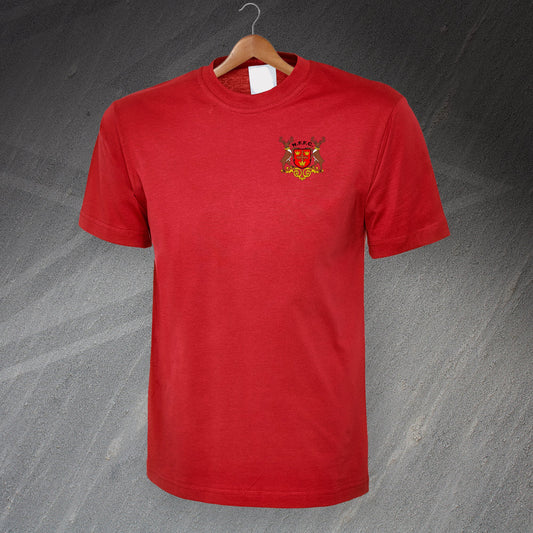 Retro Nottm Forest 1970 Embroidered T-Shirt