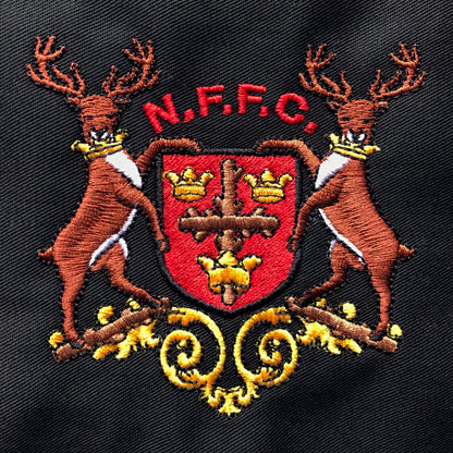 Retro Nottm Forest 1970 Embroidered Tipped Polo Shirt
