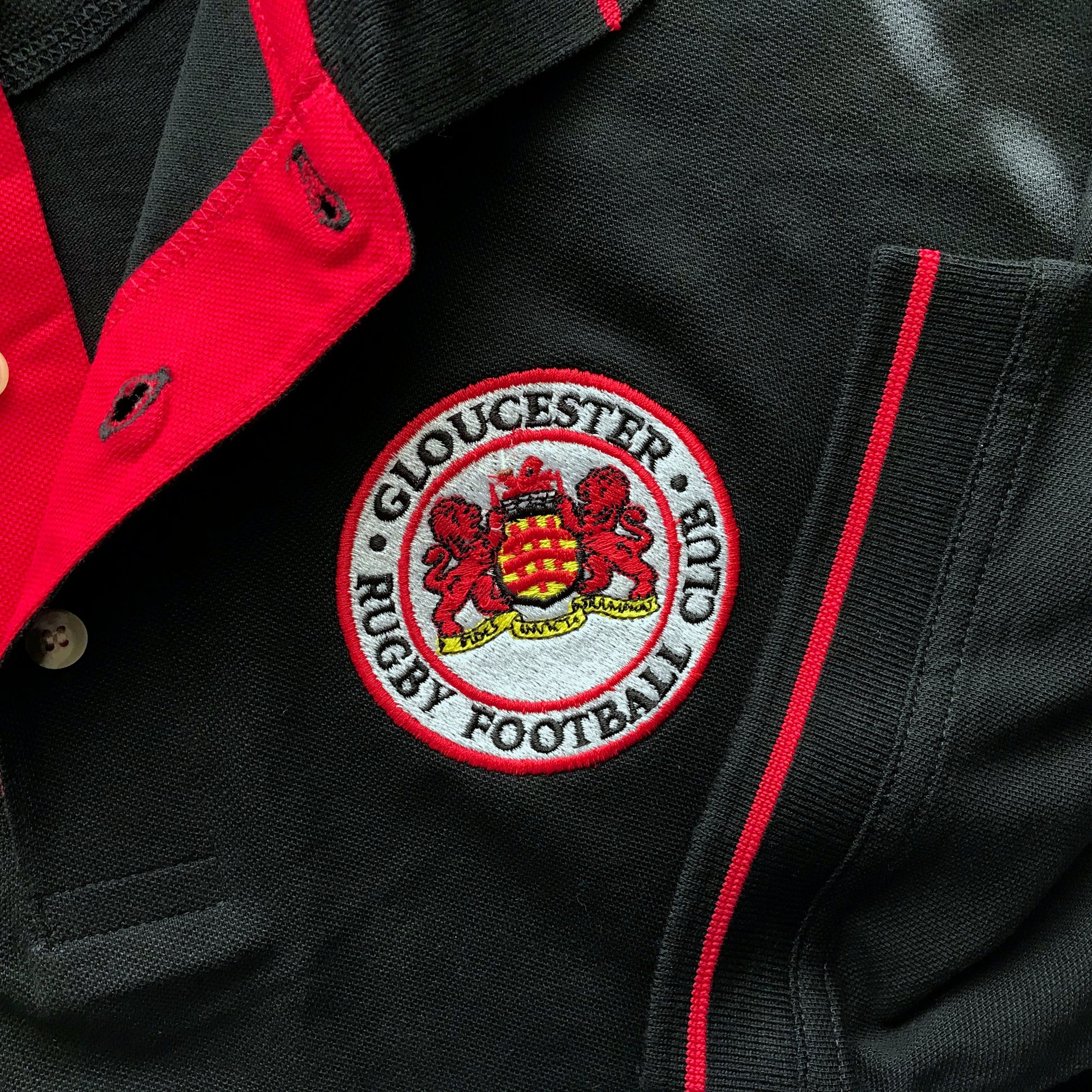 Retro Gloucester RFC Embroidered Badge