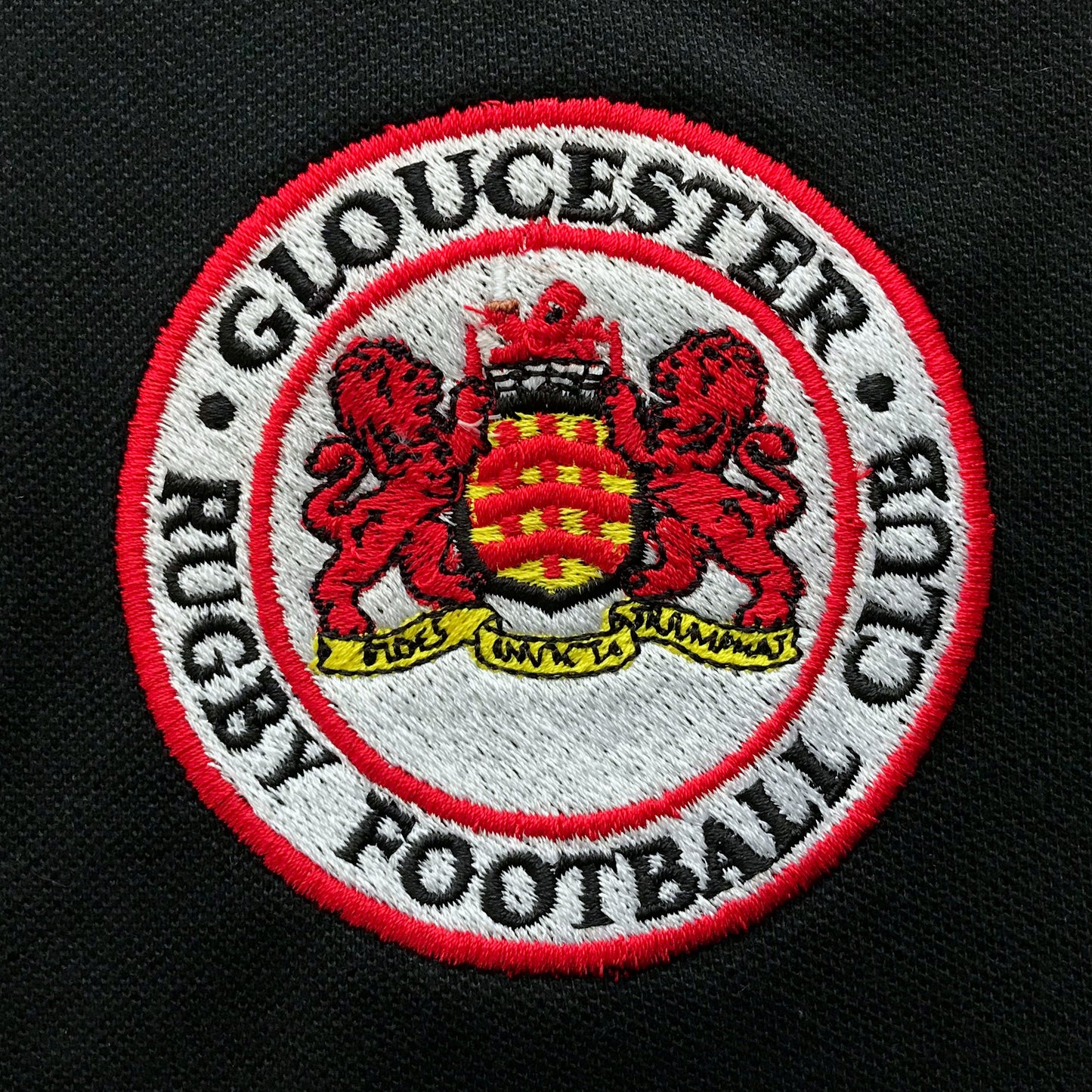 Retro Gloucester RFC Embroidered Badge