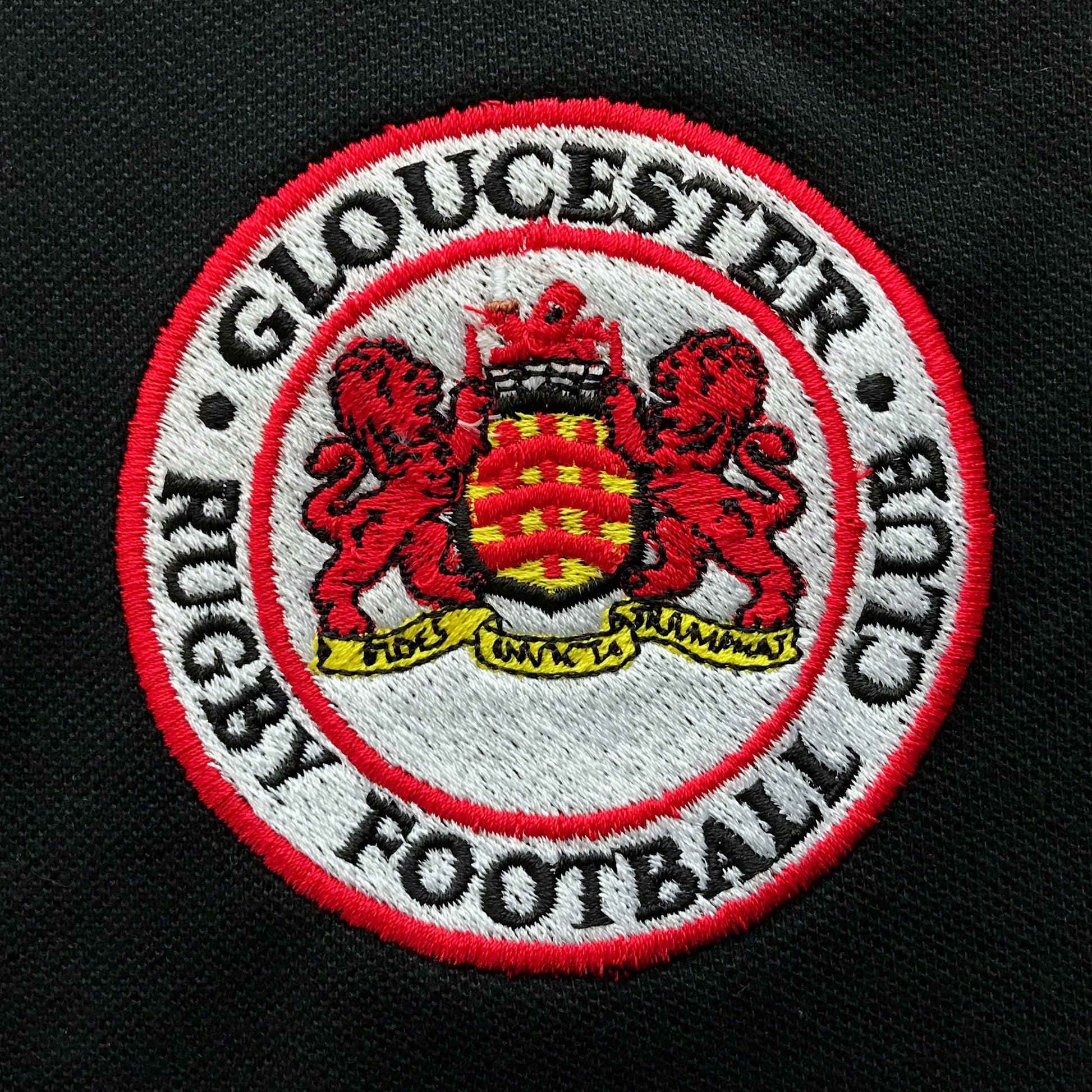 Retro Gloucester RFC Embroidered Badge