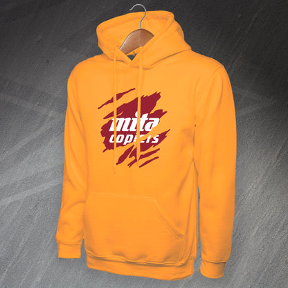 Retro Hearts 1987 Torn Effect Hoodie