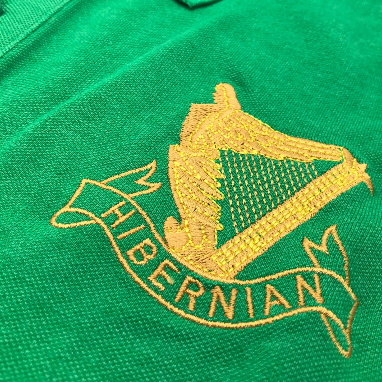 Retro Hibernian Football Polo Shirt