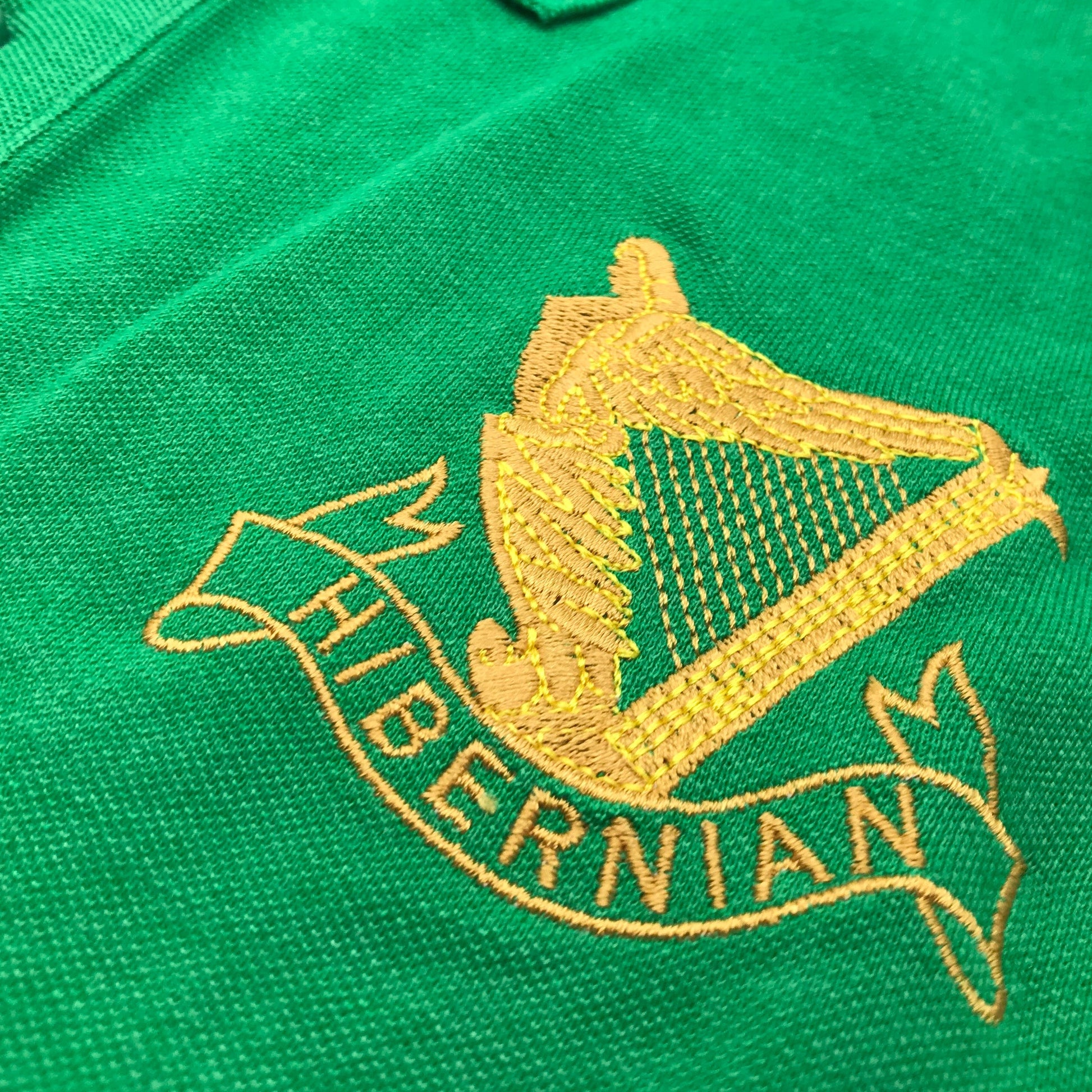 Retro Hibernian Football Polo Shirt