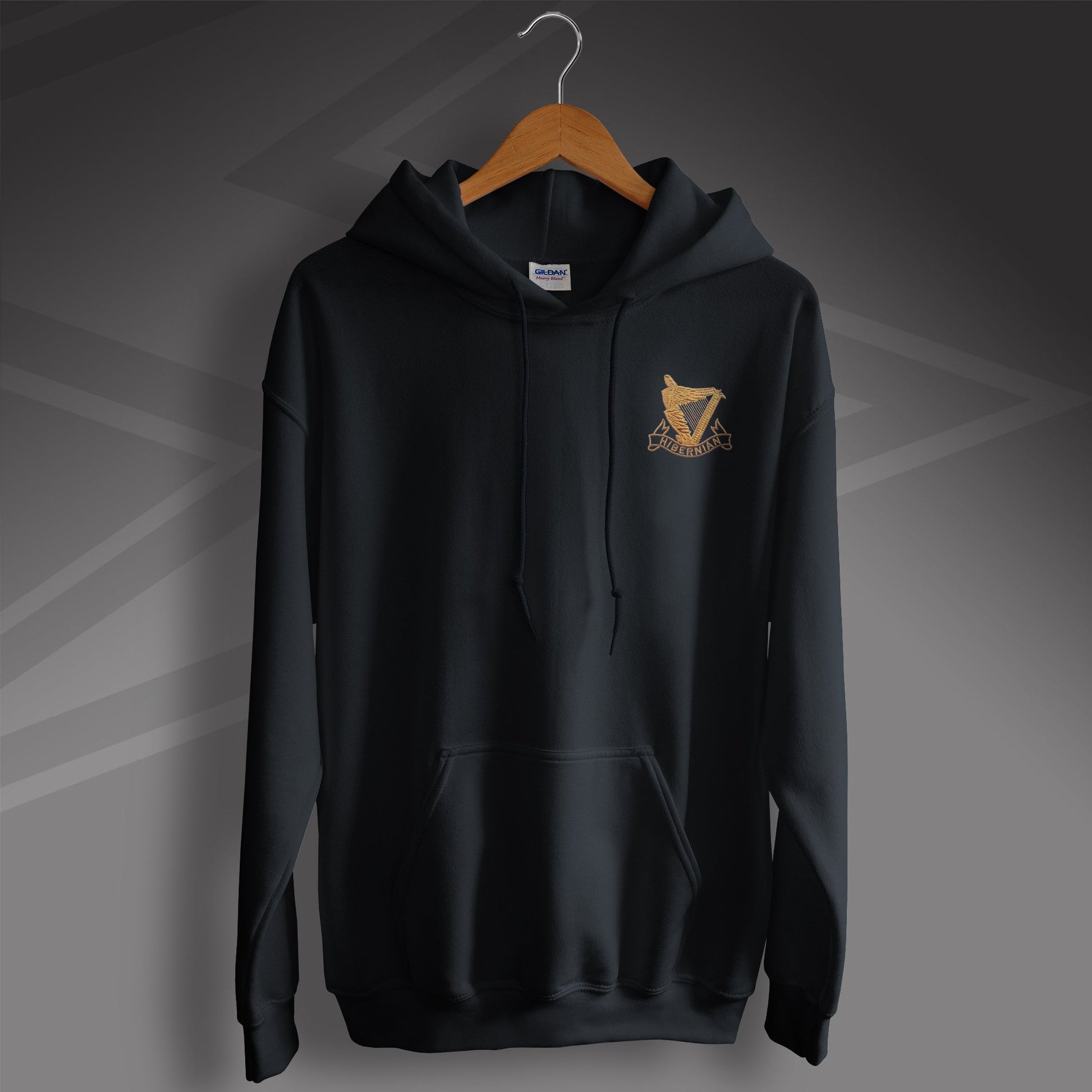 Retro Hibernian Football Hoodie