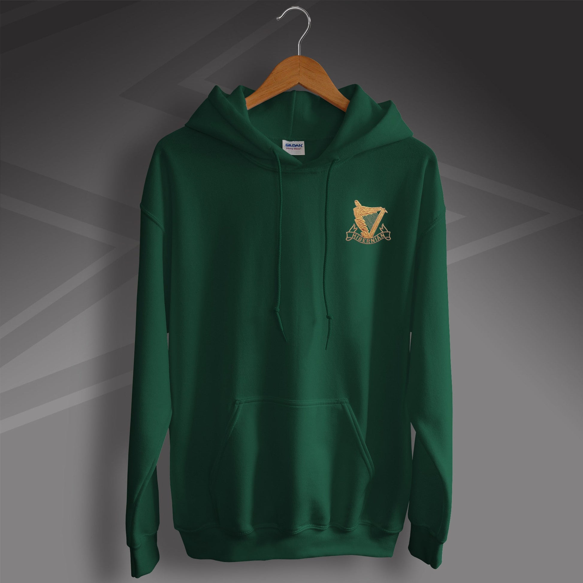 Retro Hibernian Football Hoodie