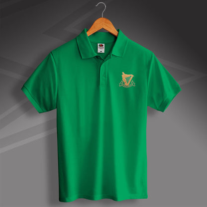Retro Hibernian Football Polo Shirt
