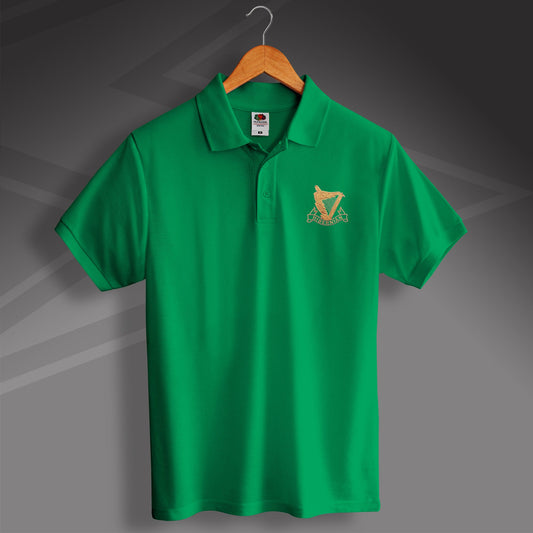 Retro Hibernian Football Polo Shirt