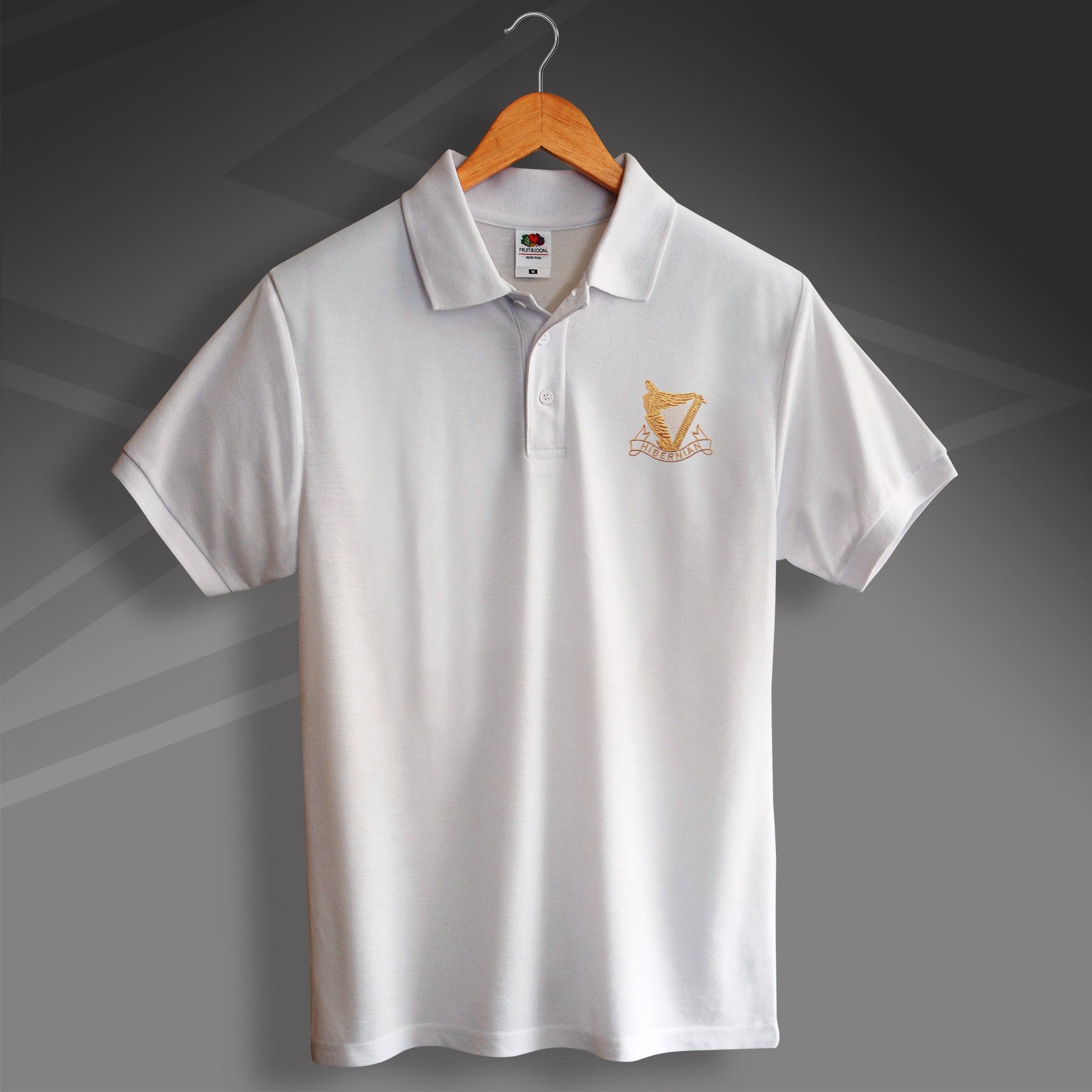 Retro Hibernian Football Polo Shirt