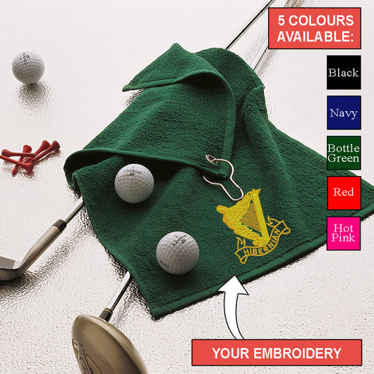 Retro Hibs 1900s Golf Towel
