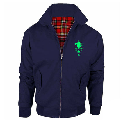 Retro Hibs Scottish Cup Winners Harrington Jacket