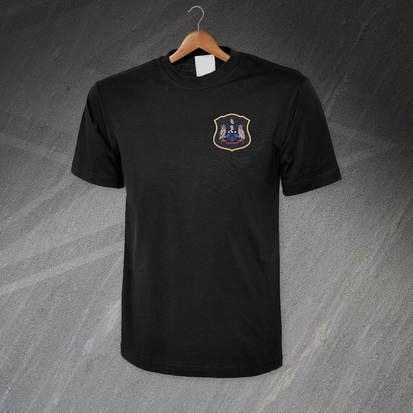 Retro Leeds City 1900s Embroidered T-Shirt