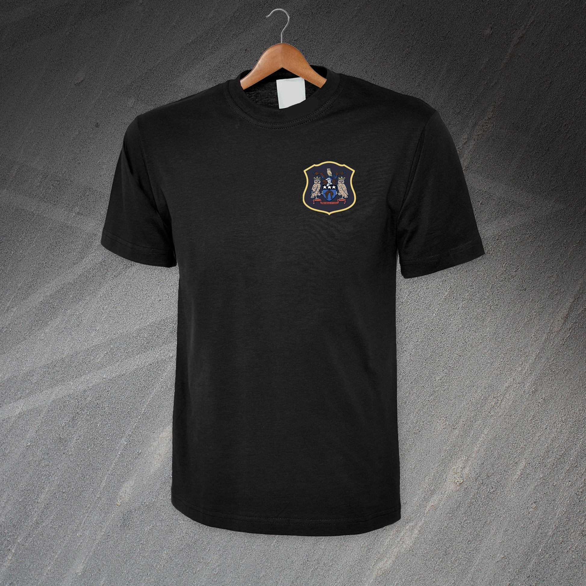 Retro Leeds City 1900s Embroidered T-Shirt