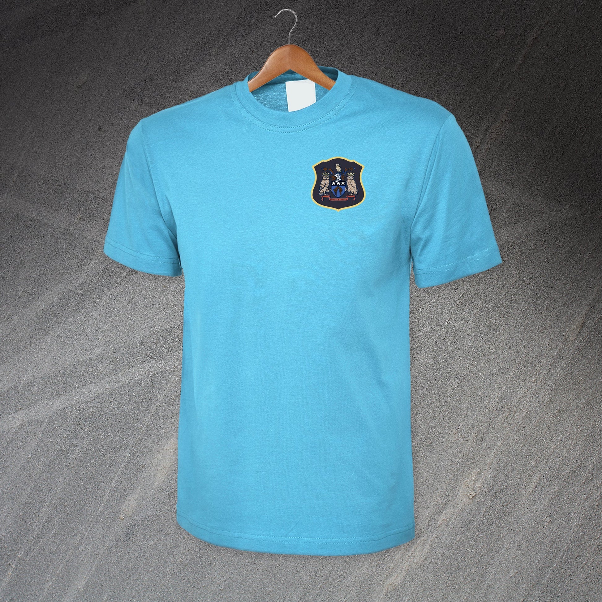 Retro Leeds City 1900s Embroidered T-Shirt