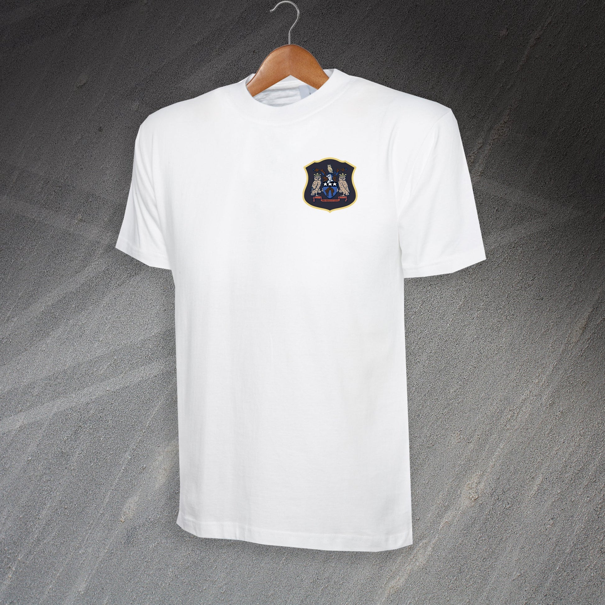 Retro Leeds City 1900s Embroidered T-Shirt