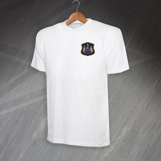 Retro Leeds City 1900s Embroidered T-Shirt