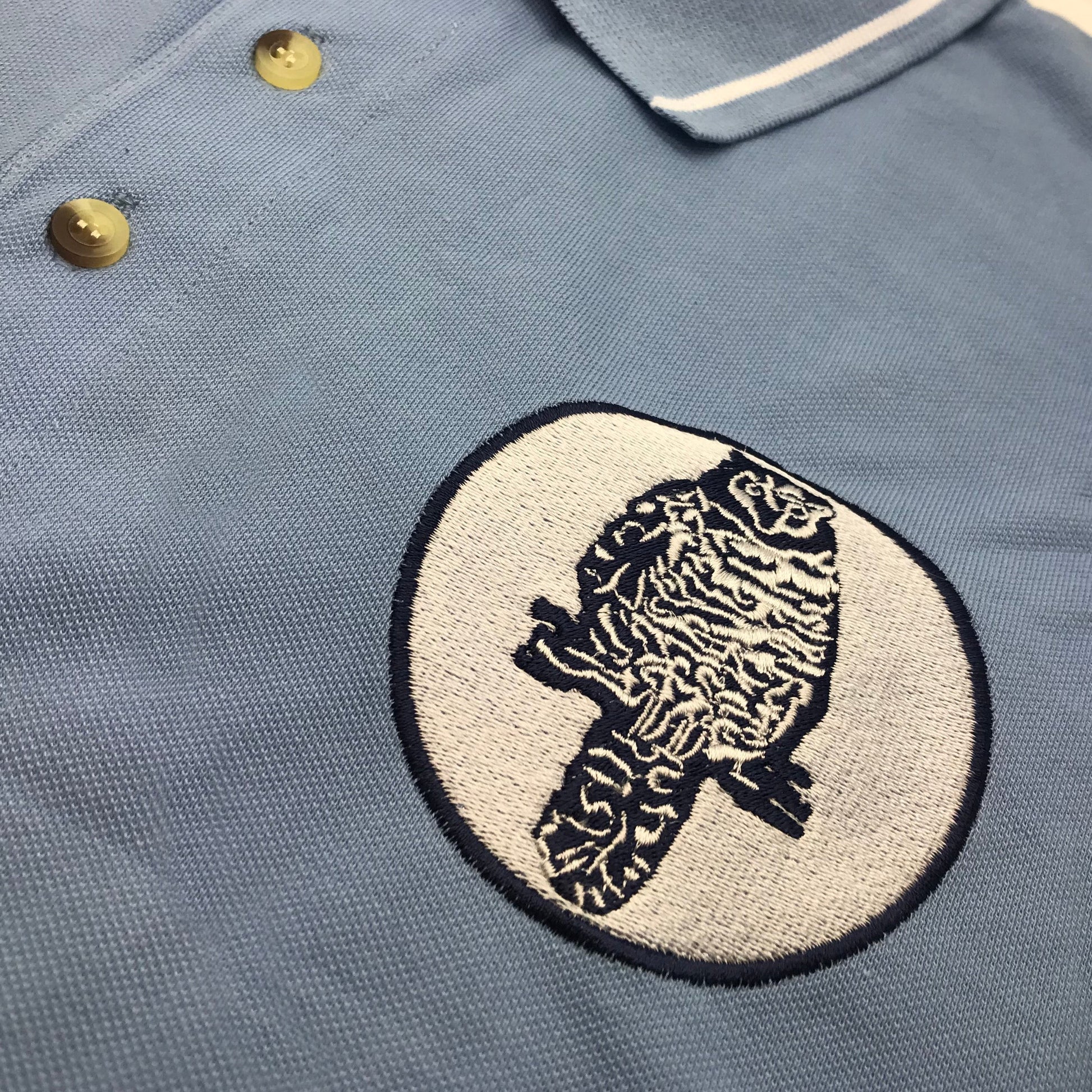 Retro Leeds Football Polo Shirt