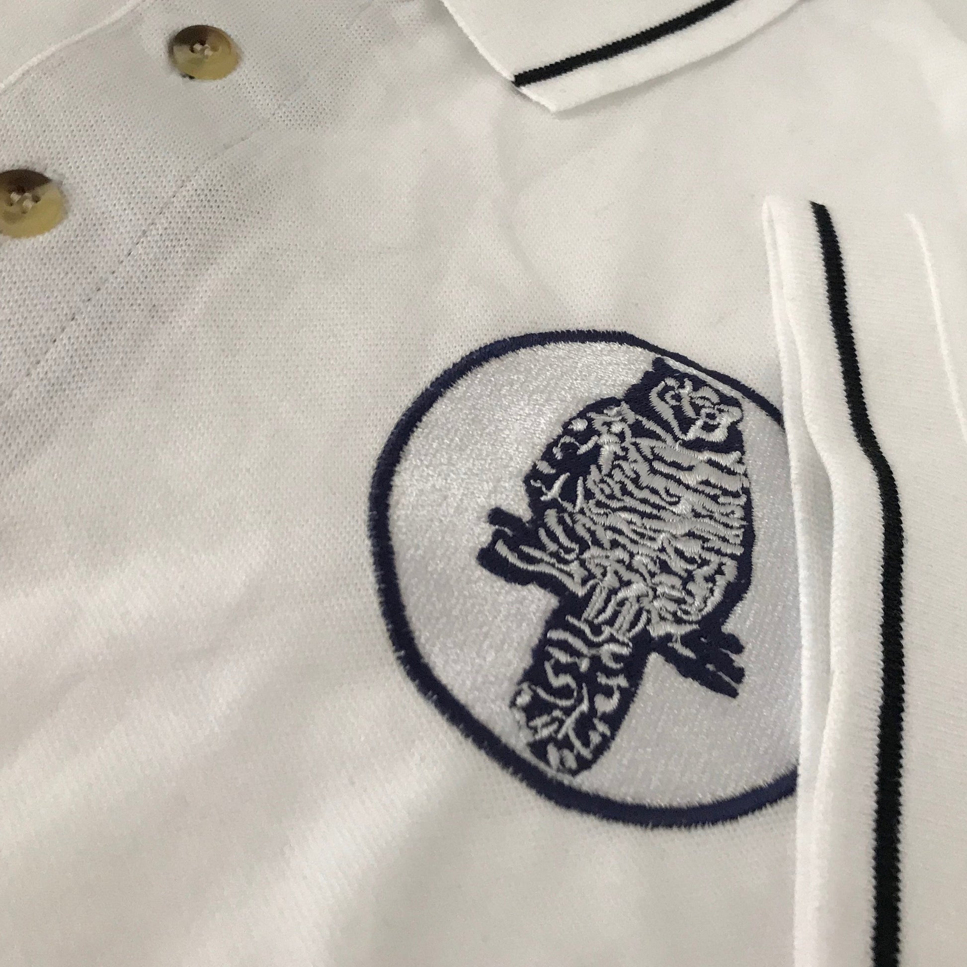 Retro Leeds Football Polo Shirt