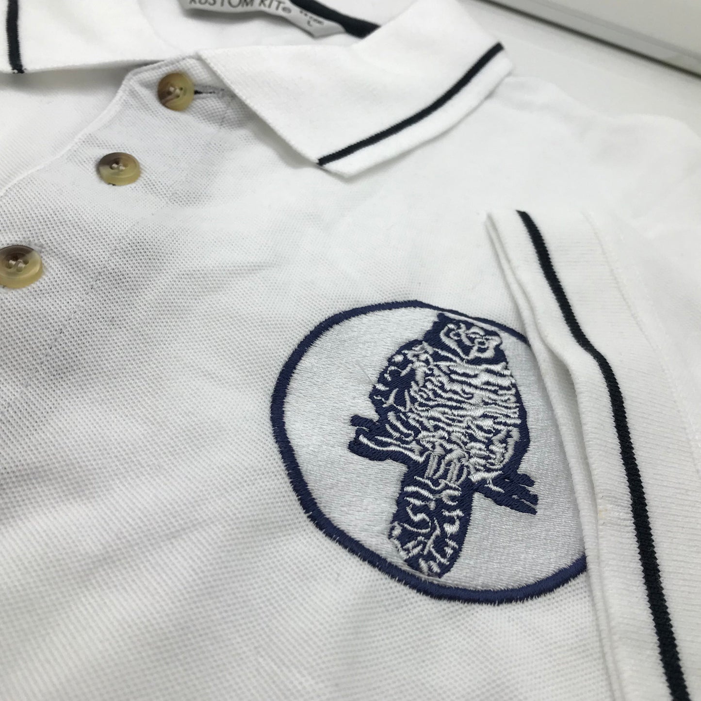 Retro Leeds Football Polo Shirt