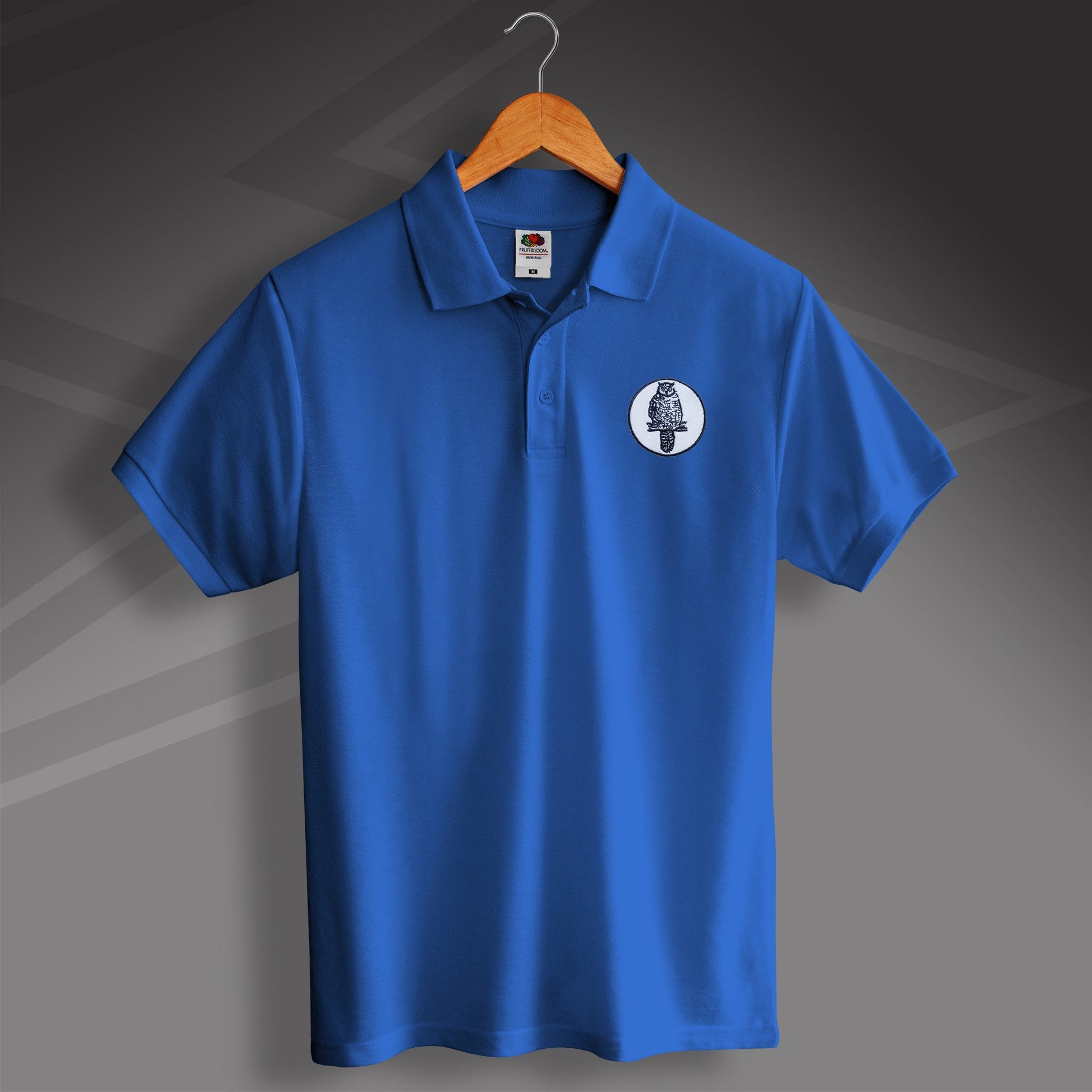 Leeds Embroidered Football Polo Shirt