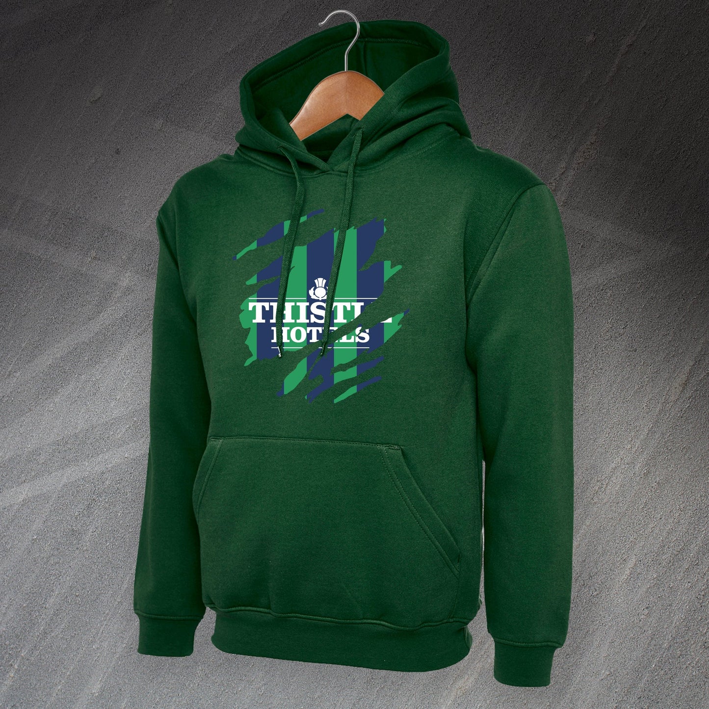Retro Leeds 1994 Torn Effect Hoodie